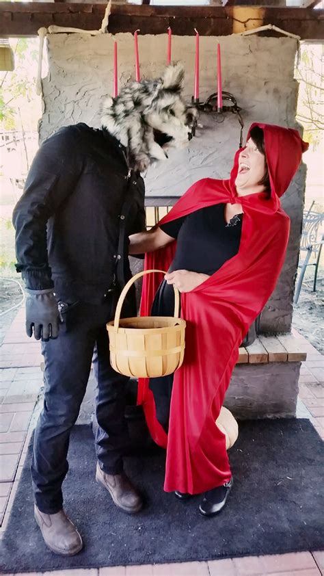 little red riding and wolf costume|red riding hood woodsman costume.